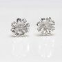 Sterling Silver Cosmos Flower Studs, thumbnail 5 of 9