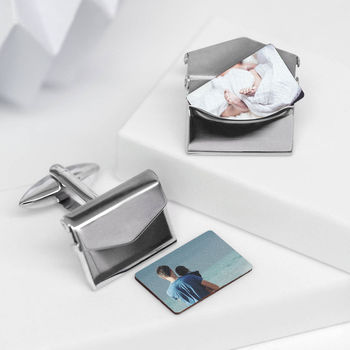 Personalised Photo Envelope Cufflinks, 2 of 5