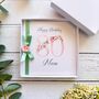 Handmade 80th Birthday Card. With Pink Numbers And Flower. Personalised, thumbnail 1 of 9