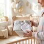 Personalised Baby Gift Set Star Blanket And Elephant, thumbnail 1 of 11