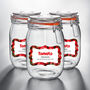 Glass Storage Jars With Vibrant Personalised Labels, thumbnail 6 of 6