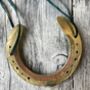Personalised Starry Gold Lucky Horseshoe Gift, thumbnail 3 of 6