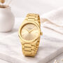Cesca Doré Ladies Personalised Architect London Gold Watch, thumbnail 2 of 4