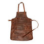 Personalised Full Grain Leather Apron With Pockets, thumbnail 2 of 9
