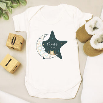 Personalised 1st Eid Babygrow, 4 of 7