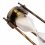 Bronze Hourglass With White Sand And Compass, thumbnail 1 of 5