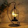 Birdcage Decorative Lamp Battery Operated Cordless, thumbnail 2 of 10