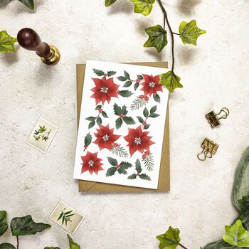 Modern Botanical Christmas Card Set, 3 of 6