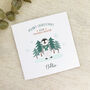 Personalised Red Scarf Penguin Christmas Card, thumbnail 3 of 4