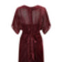 Midi Dress In Deco Velvet Devoree, thumbnail 3 of 3