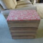 Vintage Style Double Crate Seat With One Inch Cushion, thumbnail 1 of 6
