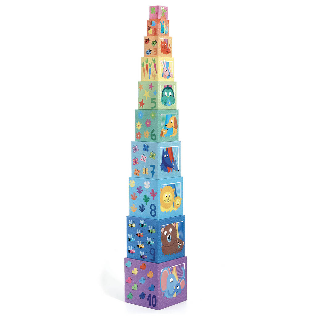 Toddler Rainbow Stacking Blocks By Crafts4Kids