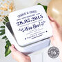 Personalised 10th Anniversary Typographic Tin Box, thumbnail 2 of 7