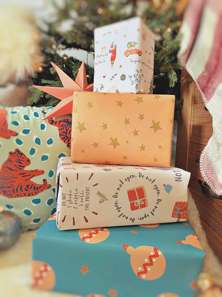 Pick N Mix Recycled Christmas Wrapping Paper By Summer Lane Studio