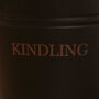 Black And Copper Iron Log Kindling Bucket, thumbnail 6 of 11