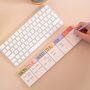 Keyboard Weekly Planner Pad | Scandi, thumbnail 1 of 5