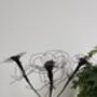 Three Handmade Wire Anemone Stems, thumbnail 7 of 11