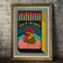 Cock Of The North Matchbox Art Print Poster, thumbnail 1 of 4