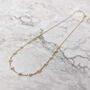 18k Gold Vermeil Plated Essential Pearl Necklace, thumbnail 5 of 6