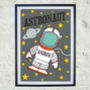 Personalised Astronaut Print, thumbnail 1 of 2