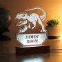 Personalised Dinosaur T Rex LED Night Light, thumbnail 7 of 12