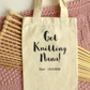 Personalised Knitting Needles Pregnancy Announcement, thumbnail 1 of 6