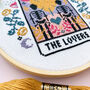 'The Lovers' Tarot Cross Stitch Kit, thumbnail 2 of 3
