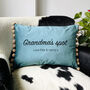 Personalised Grandmother Velvet Cushion, thumbnail 1 of 10