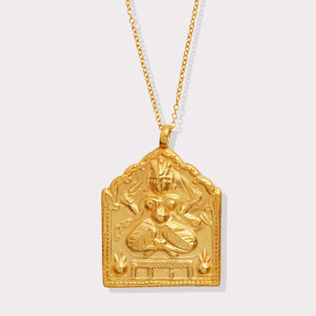 Cosmic Goddess Gold Vermeil Necklace, 3 of 8