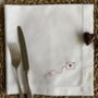 Embroidered Love Letter Napkin, thumbnail 4 of 5