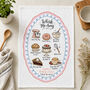Whisk Me Away Baking Pun Tea Towel, thumbnail 1 of 5