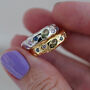 Pastel Stone Scatter Adjustable Ring, thumbnail 1 of 10