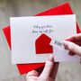 Personalised Husband/Wife Days Envelope Card, thumbnail 1 of 3