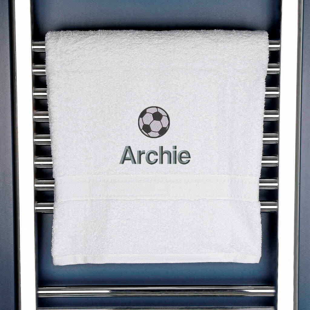 Personalised Kids Sports Towel With Name, 1 of 8