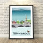 Town Bridge, Bedford Travel Print, thumbnail 2 of 7