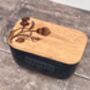 Thistle Blue Butter Dish, thumbnail 1 of 5