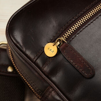 Personalised Leather Laptop Bag Briefcase, 2 of 2