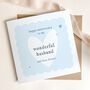 Blue Heart Design Wedding Anniversary Card For Husband, thumbnail 4 of 4