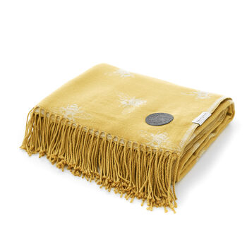 Bee Faux Cashmere Throw 140x180, 2 of 5