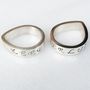 Personalised Wide Droplet Ring, thumbnail 5 of 7