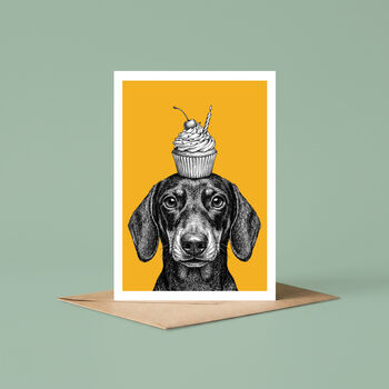 Dachshund Birthday Card, 2 of 6