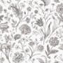Etched Floral Outline Wallpaper, thumbnail 5 of 5