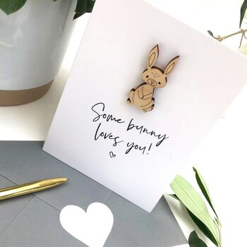 Some Bunny Loves You Card, 2 of 3