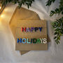 Happy Holidays Mini Garland Christmas Card, thumbnail 1 of 2
