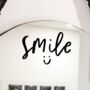 Smile Mirror Decal Sticker, thumbnail 1 of 2
