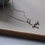 Airplane Necklace In Silver Or Gold, thumbnail 4 of 5