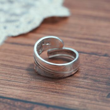 Lasting Rose Vintage Spoon Ring, 5 of 6