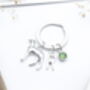 Whippet | Greyhound Personalised Keyring, thumbnail 5 of 8