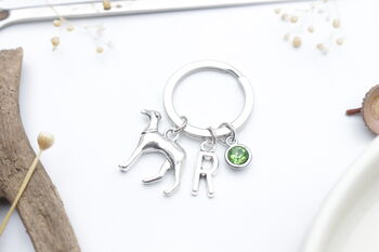 Whippet | Greyhound Personalised Keyring, 5 of 8