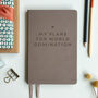 Your Own Words Block Text Personalised Notebook, thumbnail 1 of 11